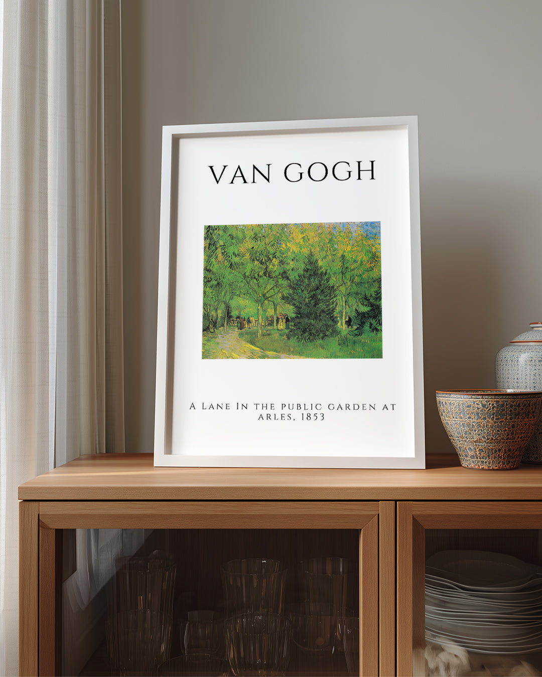 Sarı Yol - Vincent van Gogh - 1888 Poster Tablosu