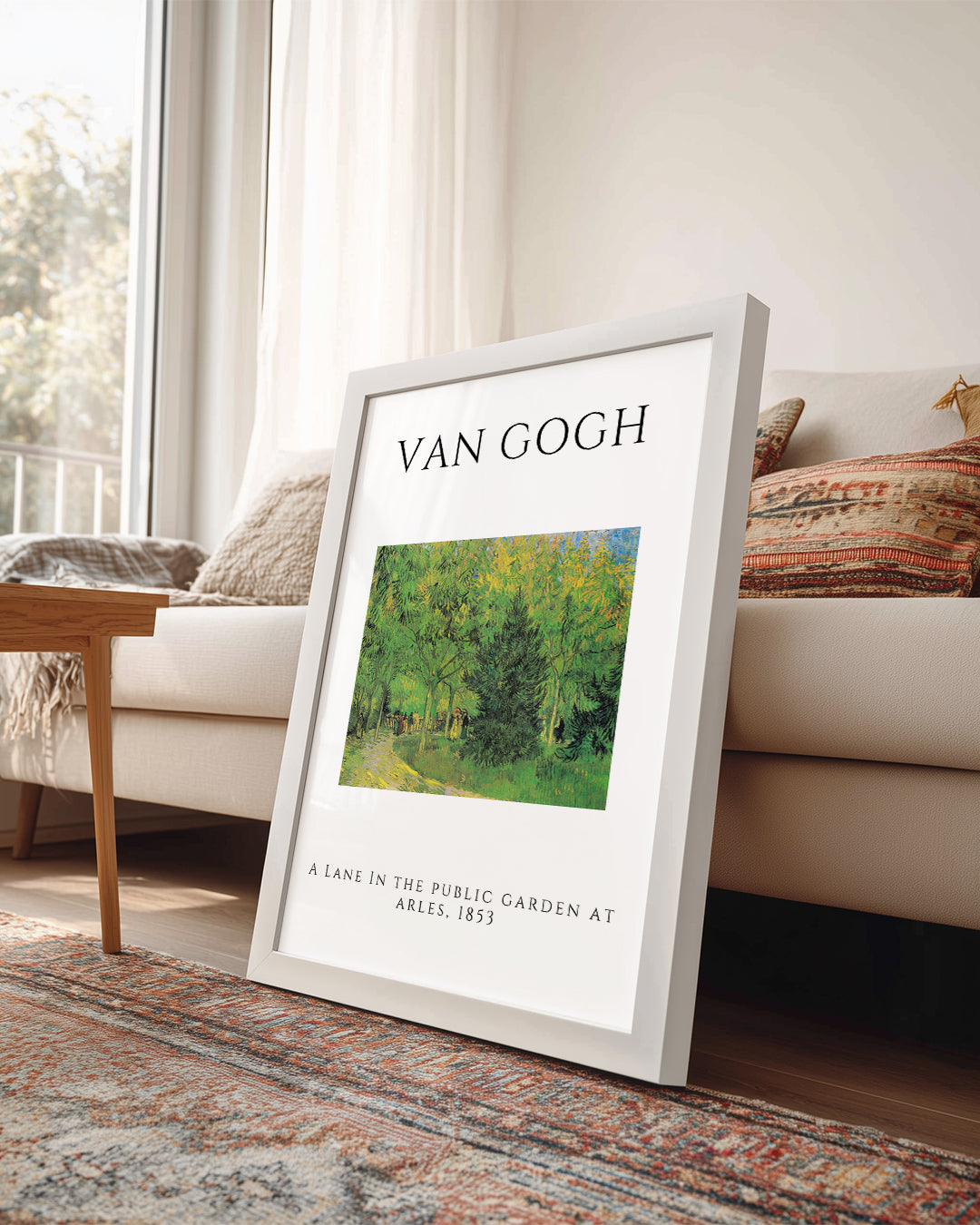 Sarı Yol - Vincent van Gogh - 1888 Poster Tablosu