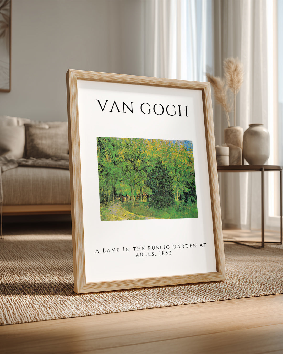 Sarı Yol - Vincent van Gogh - 1888 Poster Tablosu