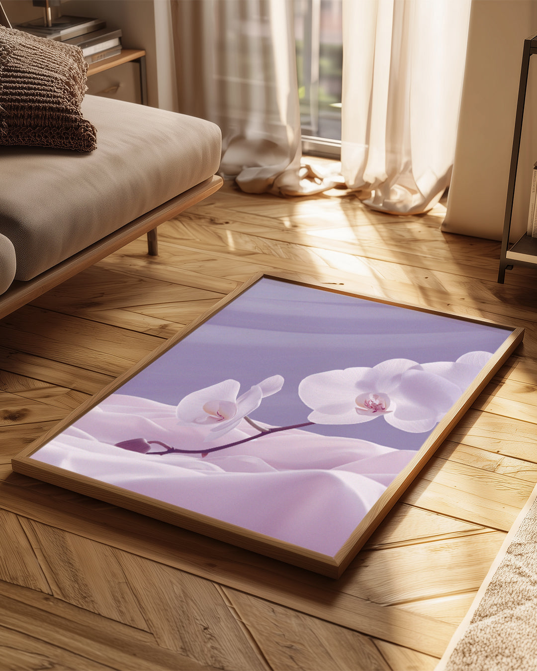Satin Bloom Poster Tablosu