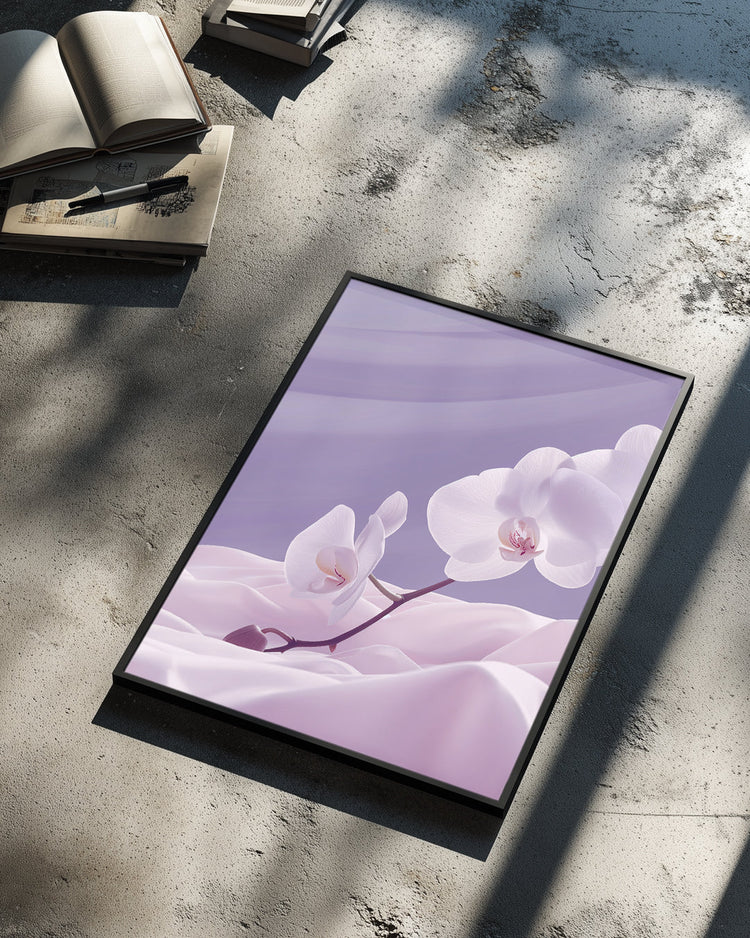 Satin Bloom Poster Tablosu