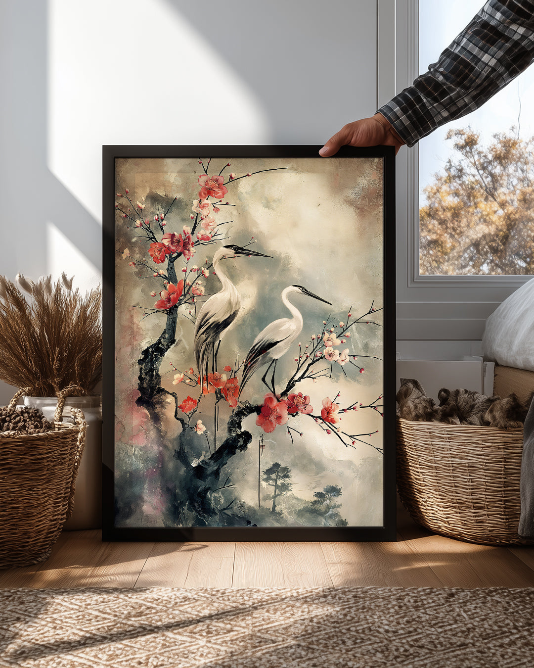 Saz Delikeni - Bahar Çiçekleri Arasında Poster Tablosu