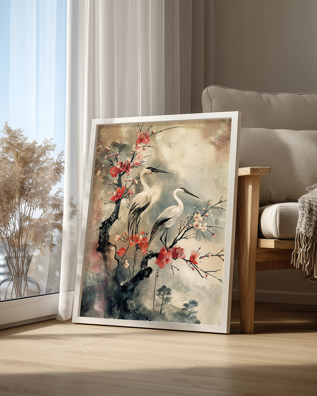 Saz Delikeni - Bahar Çiçekleri Arasında Poster Tablosu