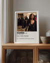 Scandal Poster Tablosu