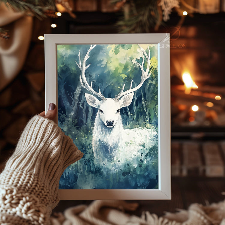 Scarf Wrapped Snowman Poster Tablosu