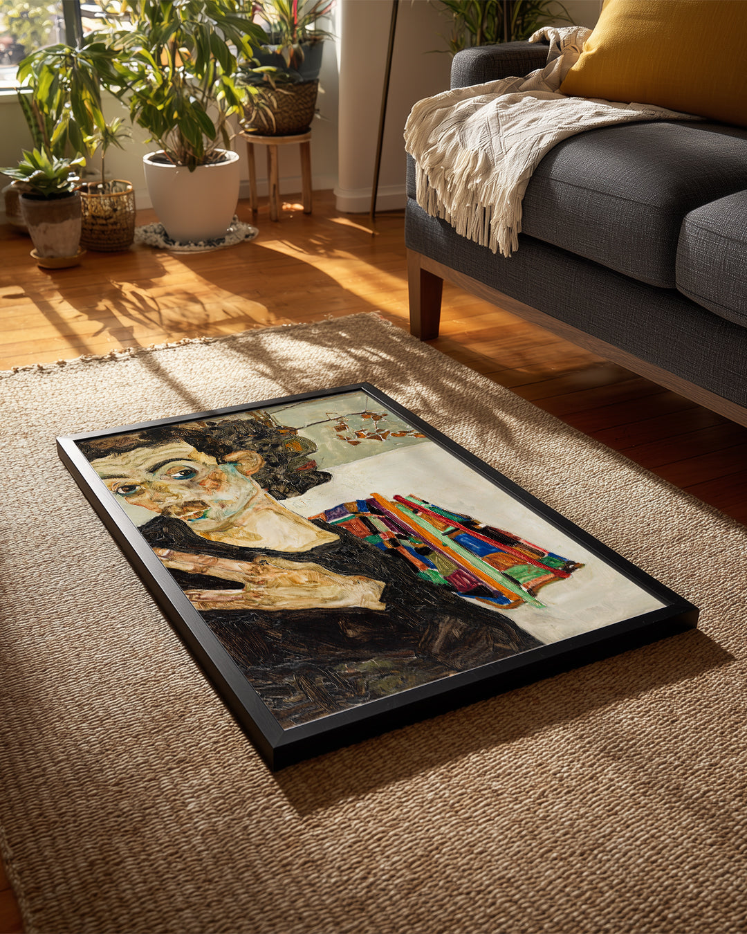 Schiele Self Poster Tablosu