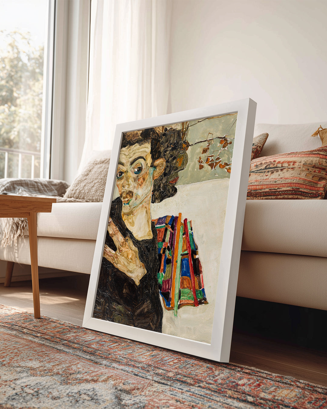 Schiele Self Poster Tablosu