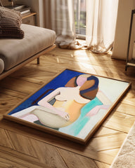 Seated Woman Poster Tablosu