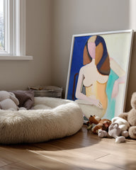 Seated Woman Poster Tablosu