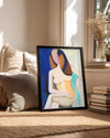 Seated Woman Poster Tablosu