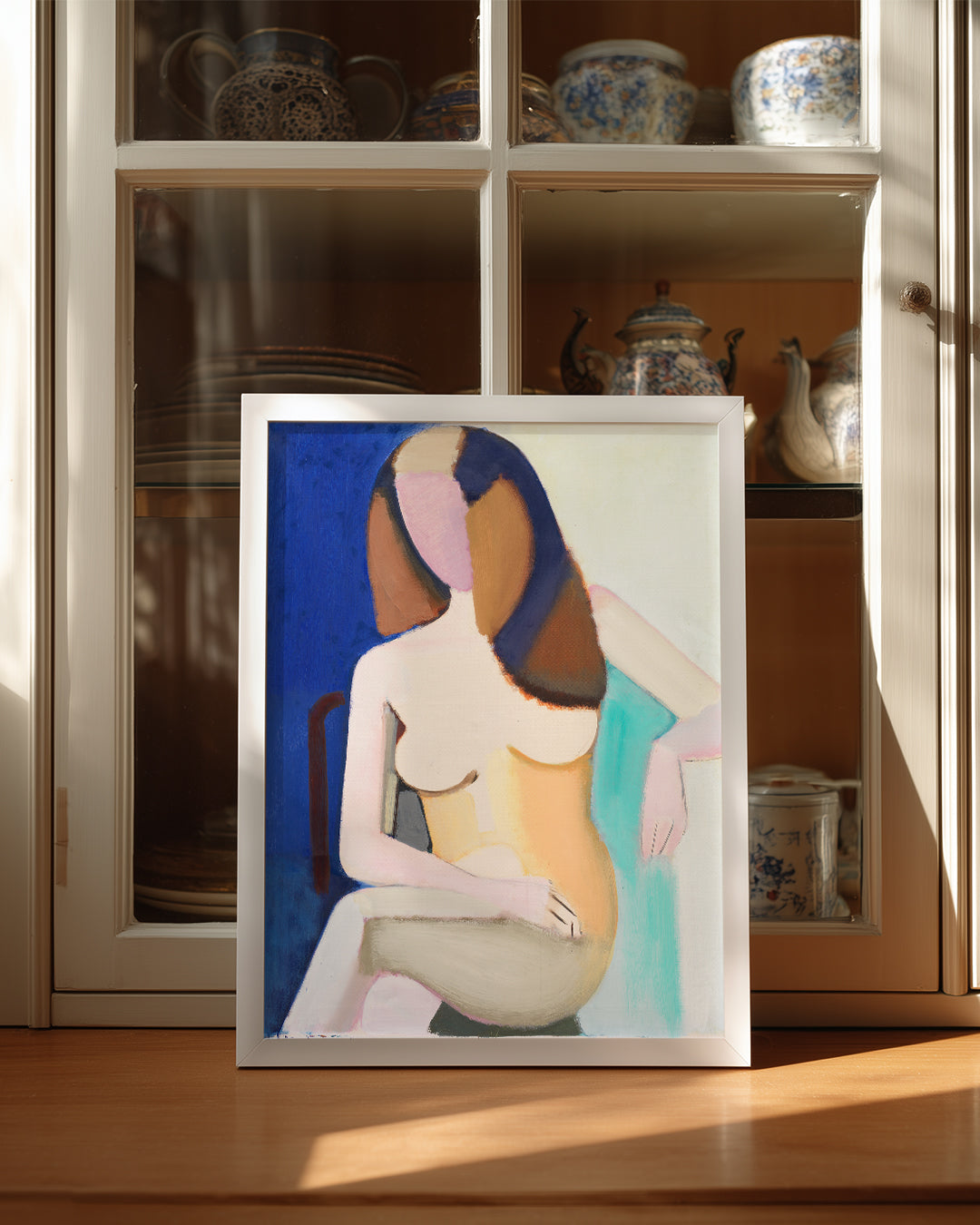 Seated Woman Poster Tablosu
