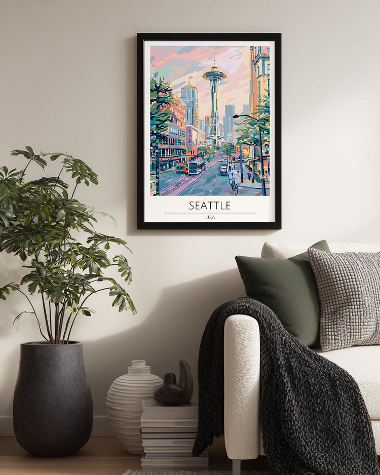 Seattle ABD Poster Tablosu