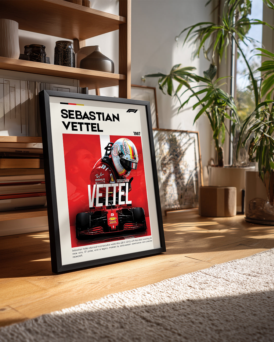 Sebastian Vettel 5 Poster Tablosu
