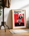 Sebastian Vettel 5 Poster Tablosu