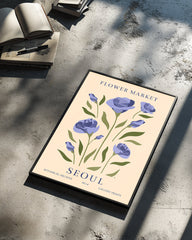 Seoul Rose Poster Tablosu