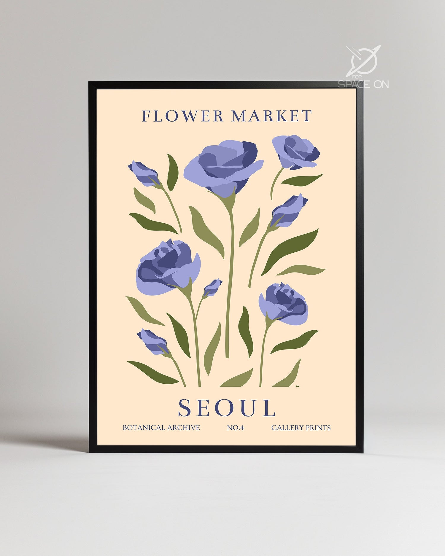 Seoul Rose Poster Tablosu