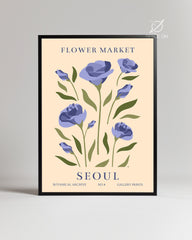 Seoul Rose Poster Tablosu