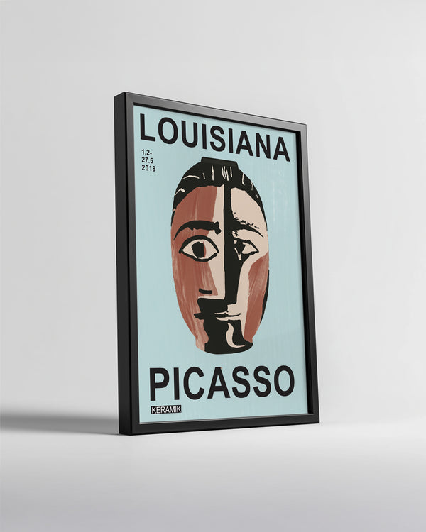 Seramik Maske - Pablo Picasso - 2018 Poster Tablosu