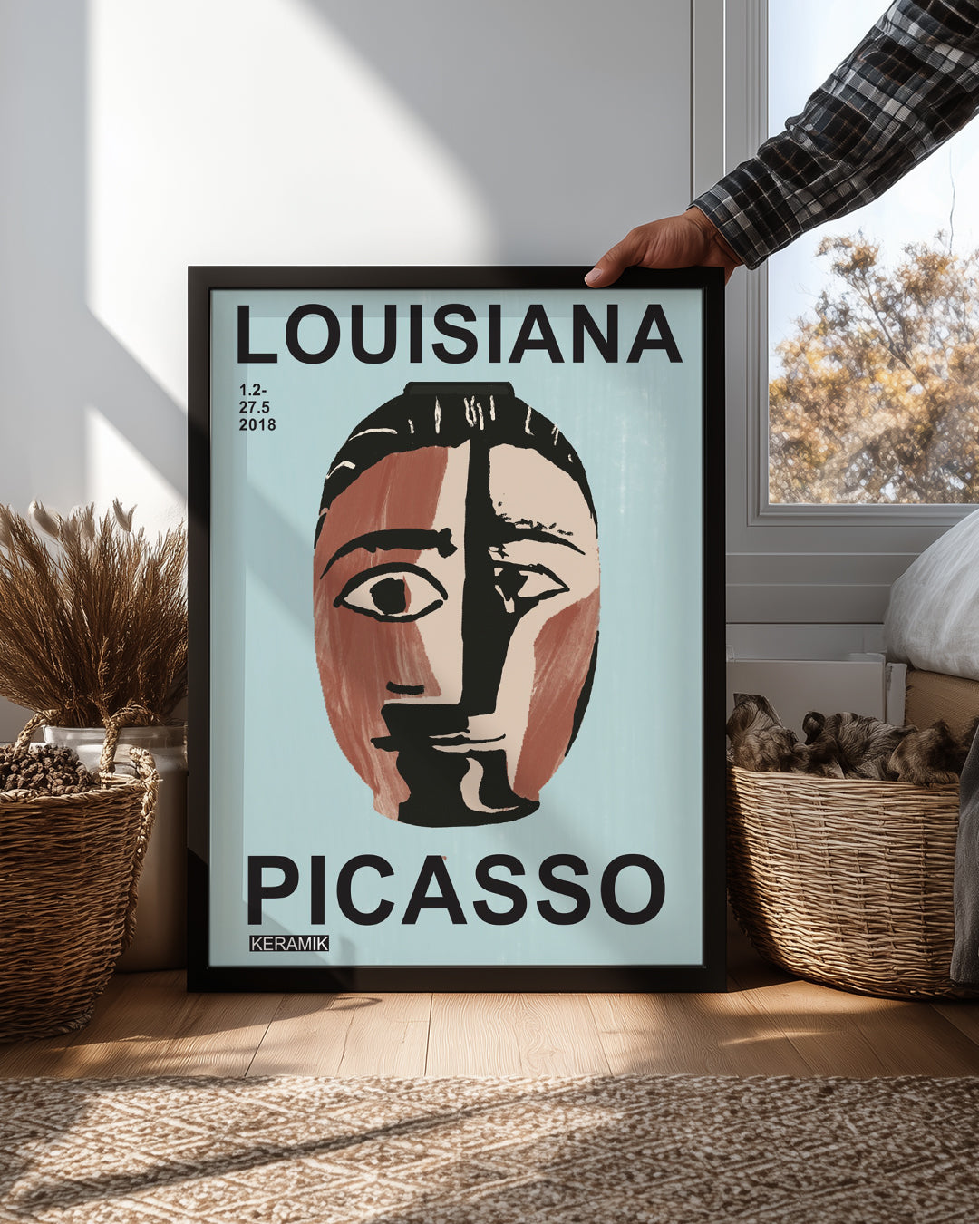 Seramik Maske - Pablo Picasso - 2018 Poster Tablosu