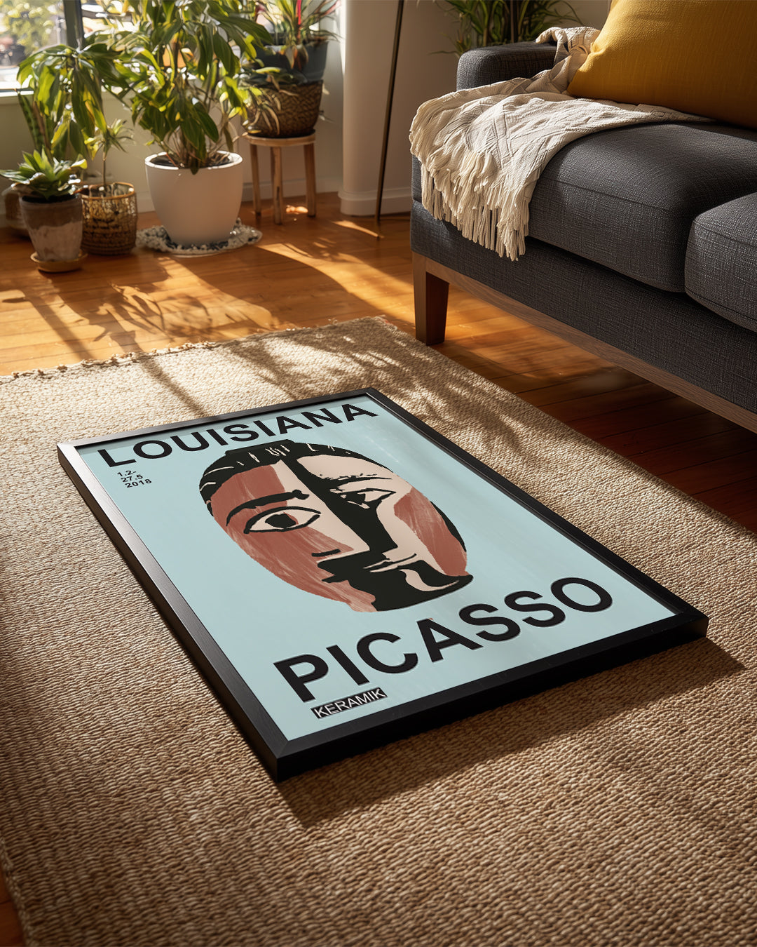 Seramik Maske - Pablo Picasso - 2018 Poster Tablosu