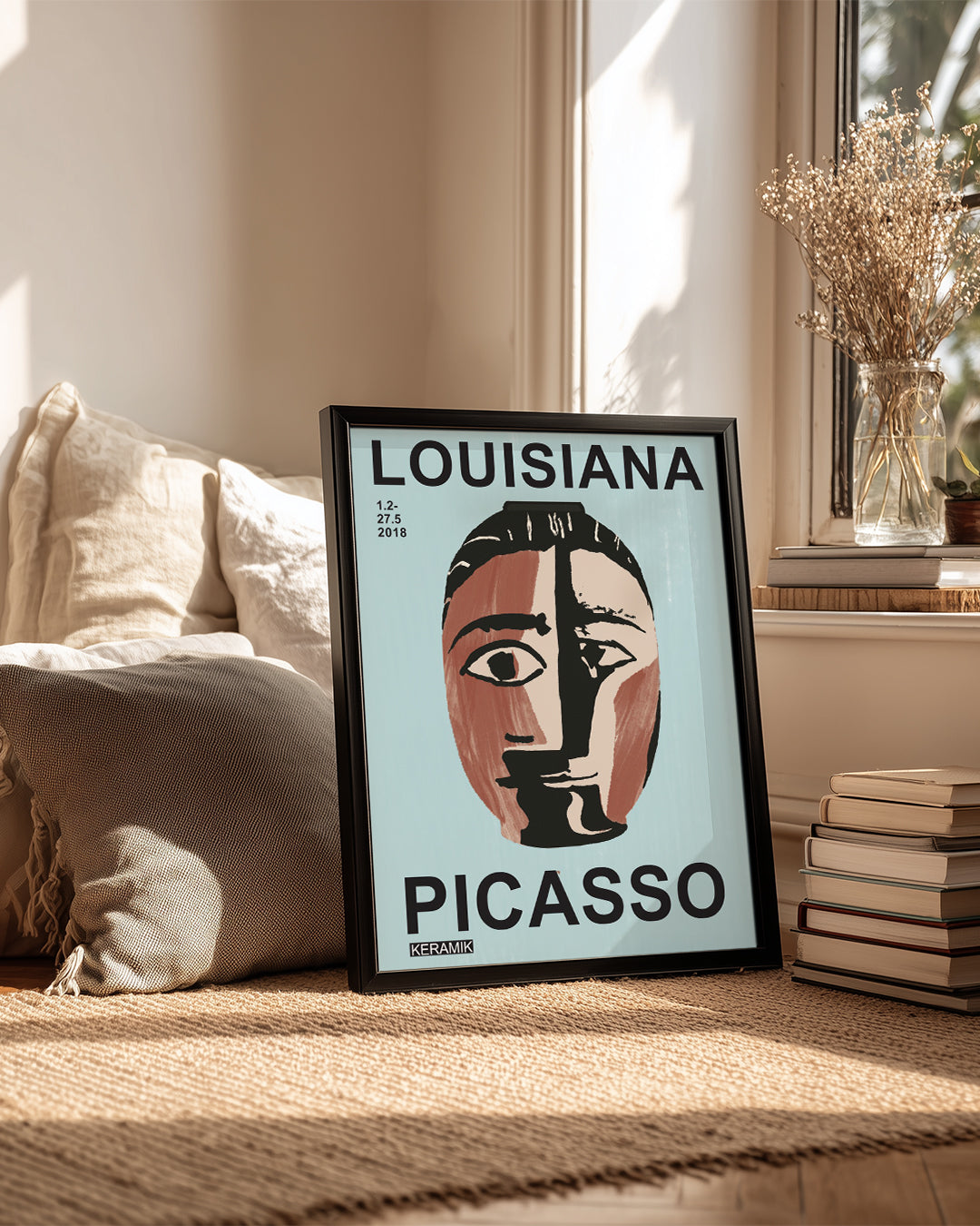 Seramik Maske - Pablo Picasso - 2018 Poster Tablosu