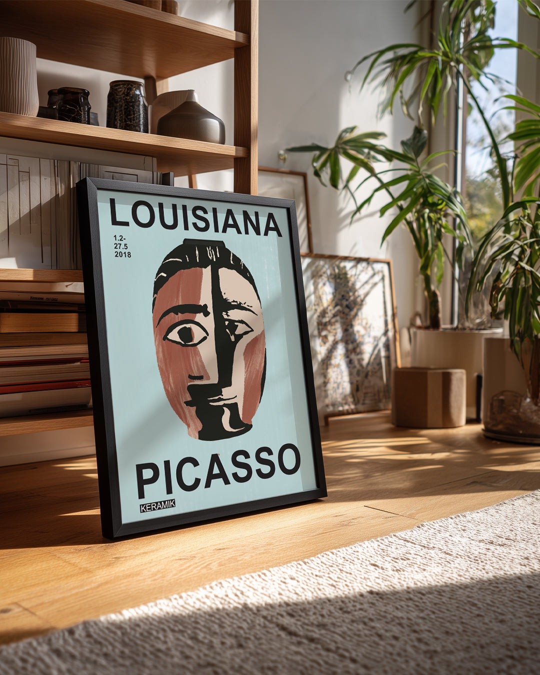 Seramik Maske - Pablo Picasso - 2018 Poster Tablosu