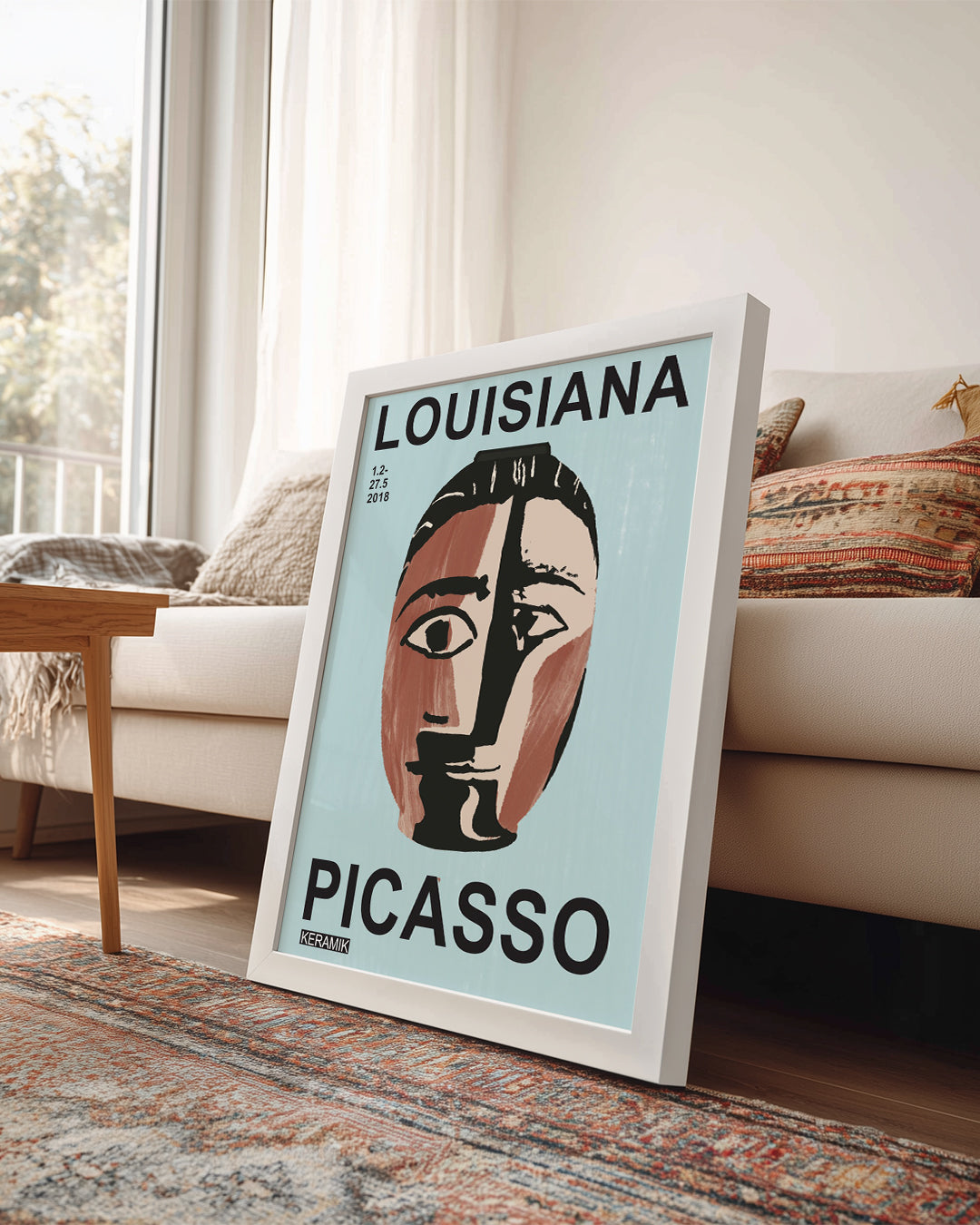 Seramik Maske - Pablo Picasso - 2018 Poster Tablosu