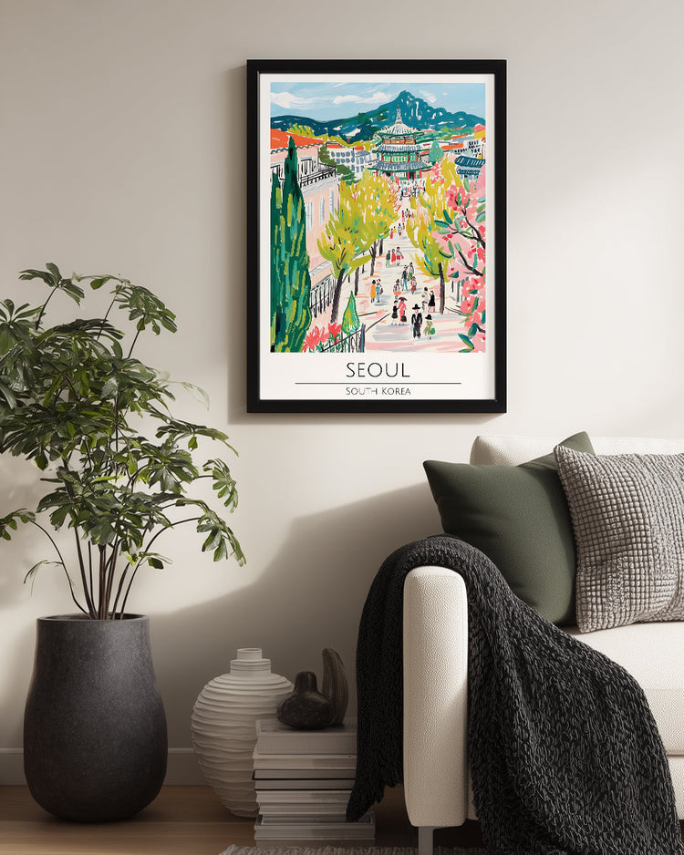 Seul Güney Kore Poster Tablosu