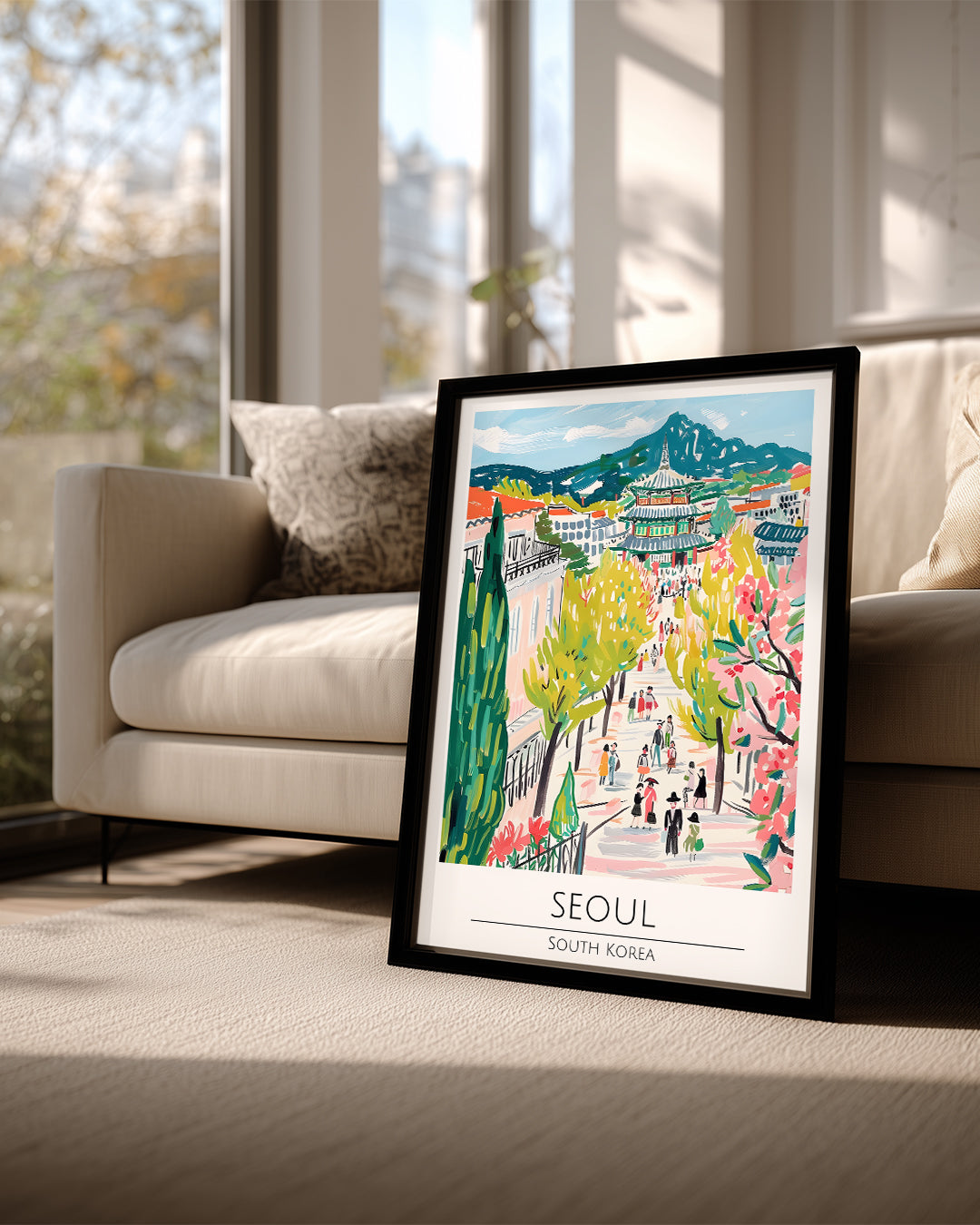 Seul Güney Kore Poster Tablosu