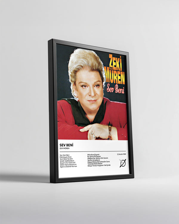 Sev Beni - Zeki Müren Poster Tablosu