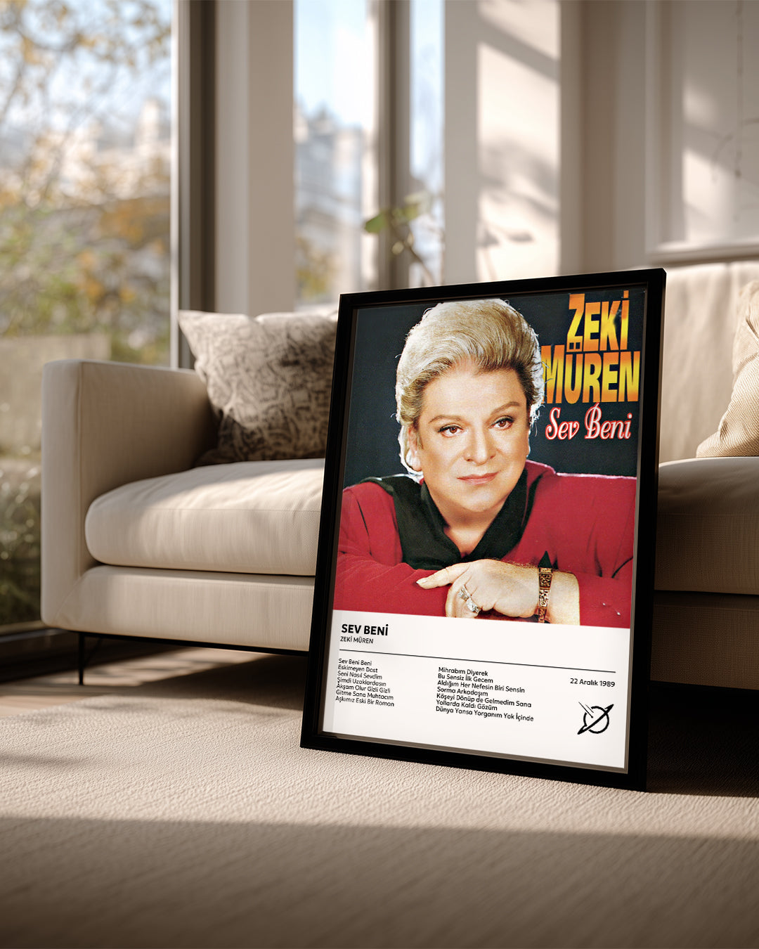 Sev Beni - Zeki Müren Poster Tablosu