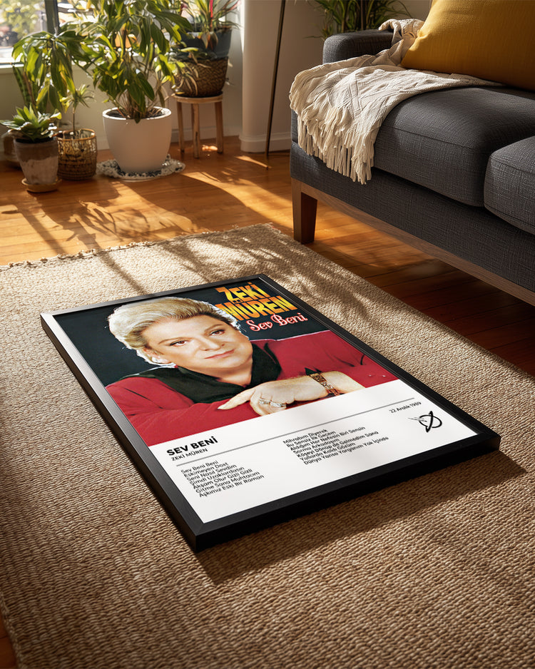 Sev Beni - Zeki Müren Poster Tablosu