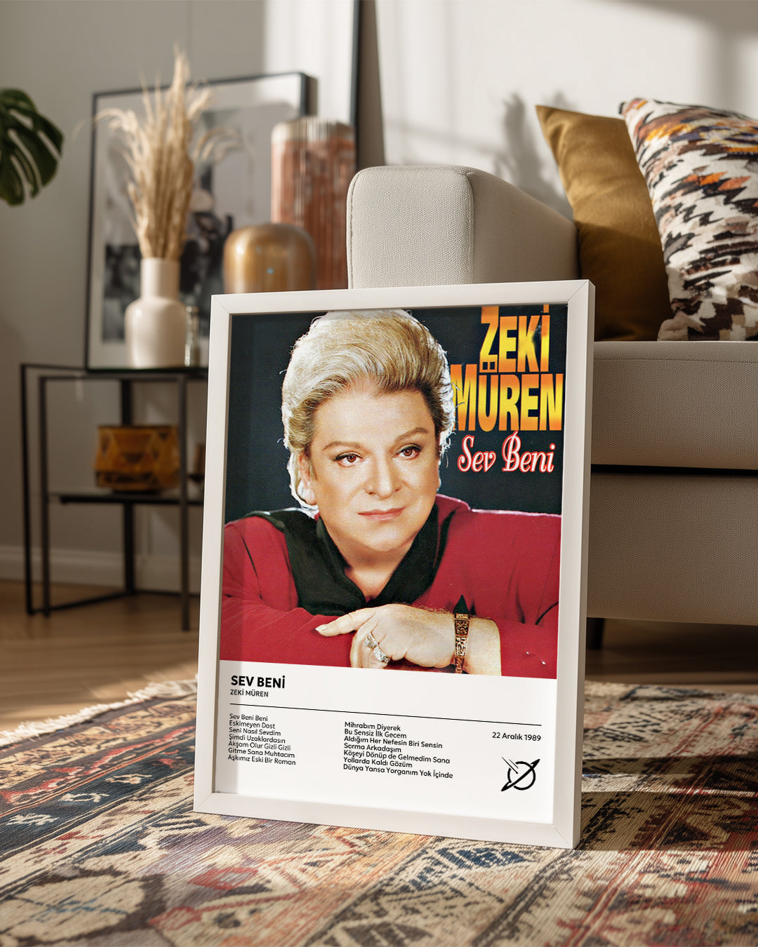 Sev Beni - Zeki Müren Poster Tablosu