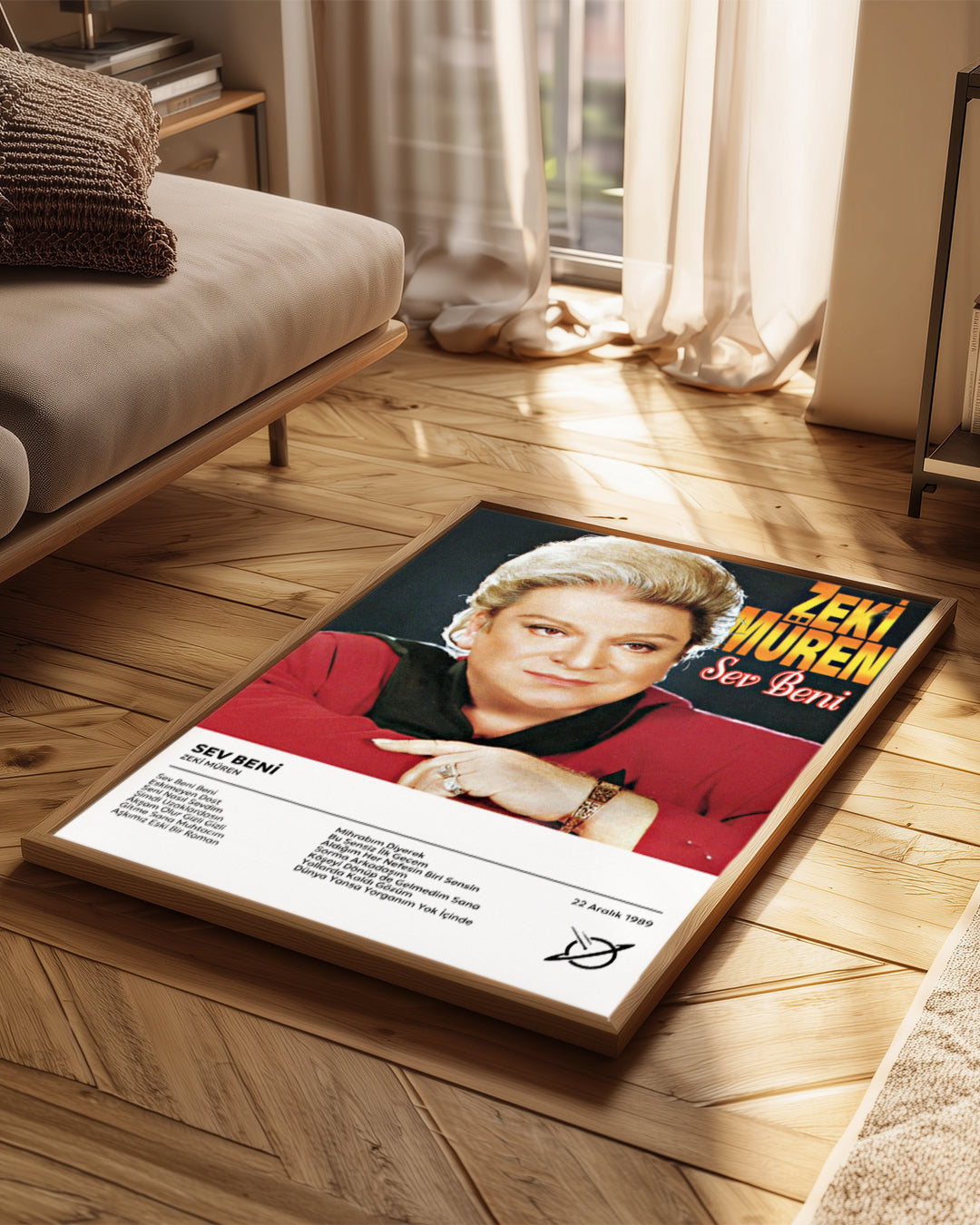 Sev Beni - Zeki Müren Poster Tablosu