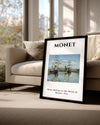 Seyne Nehrinde Yer Alan Gemiler - Claude Monet - 1873 Poster Tablosu