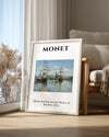 Seyne Nehrinde Yer Alan Gemiler - Claude Monet - 1873 Poster Tablosu