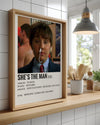 Shes The Man Poster Tablosu