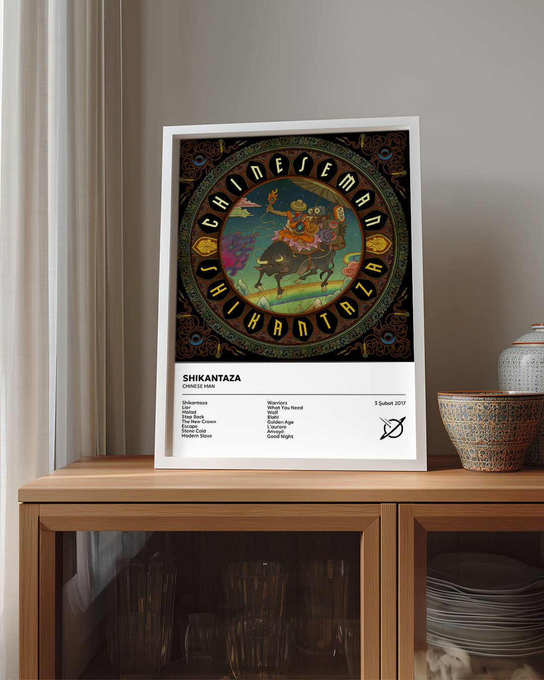 Shikantaza - Chinese Man Poster Tablosu