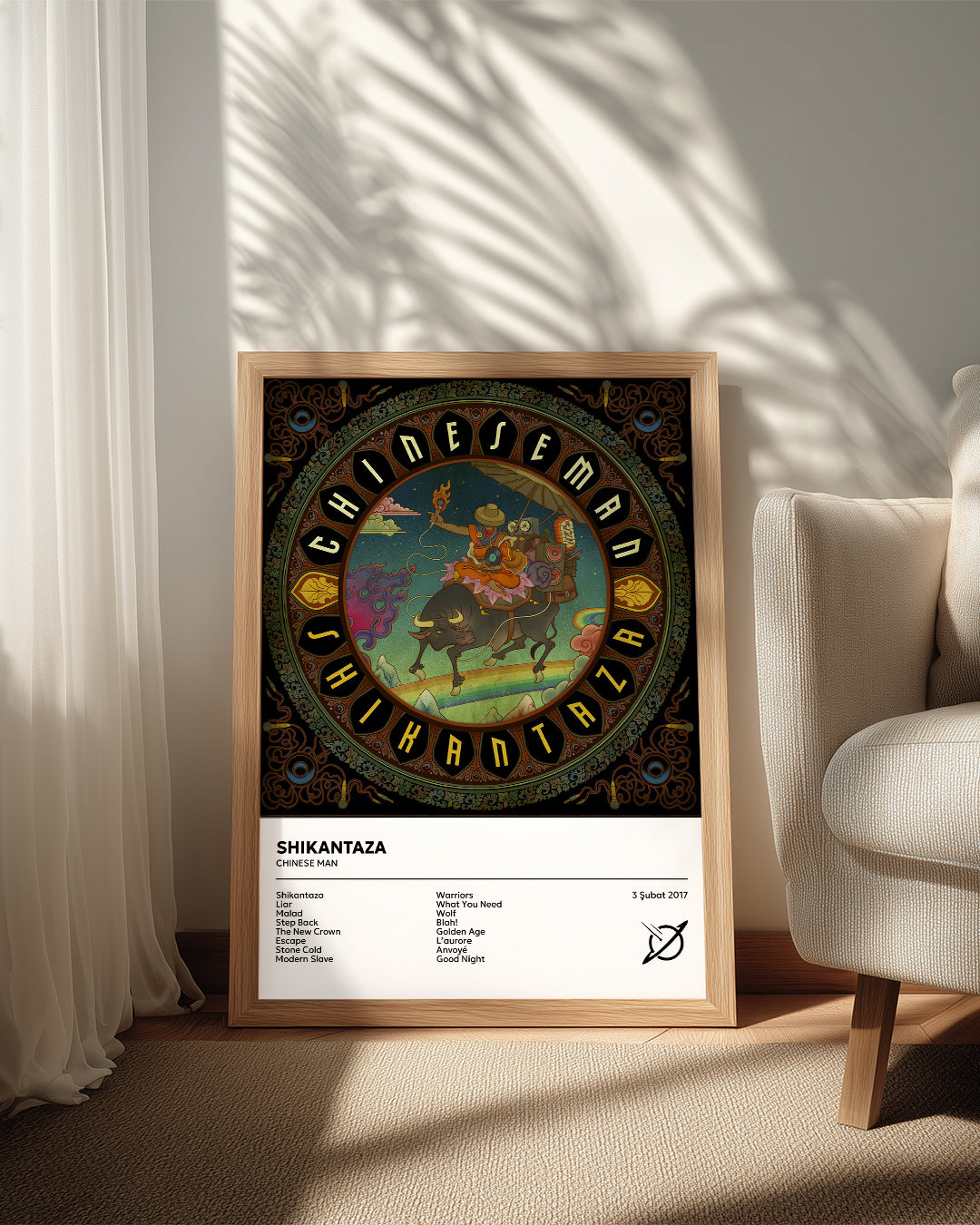 Shikantaza - Chinese Man Poster Tablosu