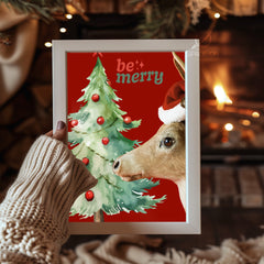 Shooting Star Christmas Poster Tablosu