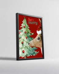 Shooting Star Christmas Poster Tablosu