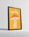 Shroom Hello Poster Tablosu