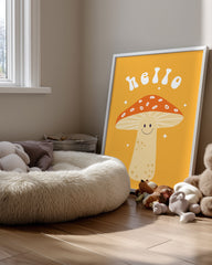 Shroom Hello Poster Tablosu