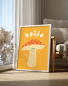 Shroom Hello Poster Tablosu