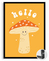 Shroom Hello Poster Tablosu