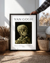 Sigara İçen Kafatası - Vincent van Gogh - 1886 Poster Tablosu