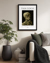 Sigara İçen Kafatası - Vincent van Gogh - 1886 Poster Tablosu