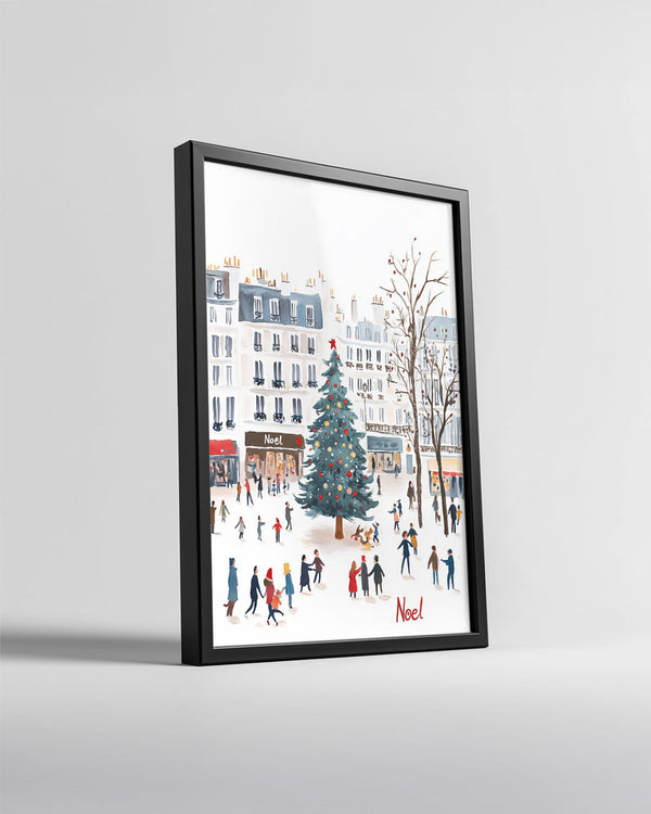 Silent Night Stars Poster Tablosu
