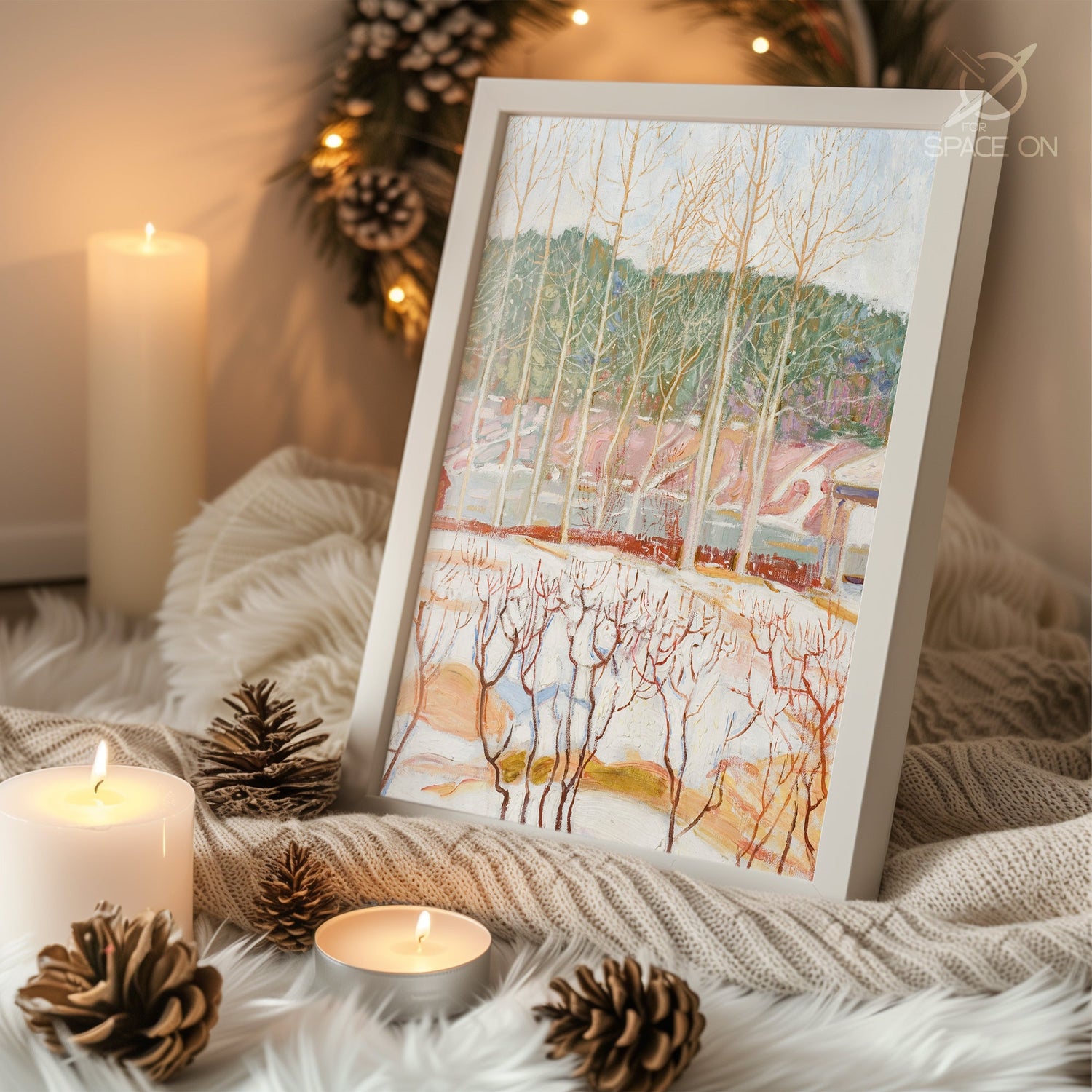 Silver Bell Ornaments Poster Tablosu