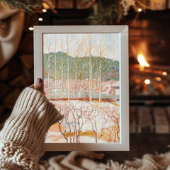 Silver Bell Ornaments Poster Tablosu